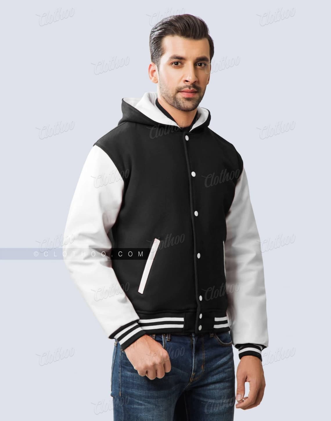 Black-Hooded-Varsity-Jacket-Leather-Sleeves_retina.webp